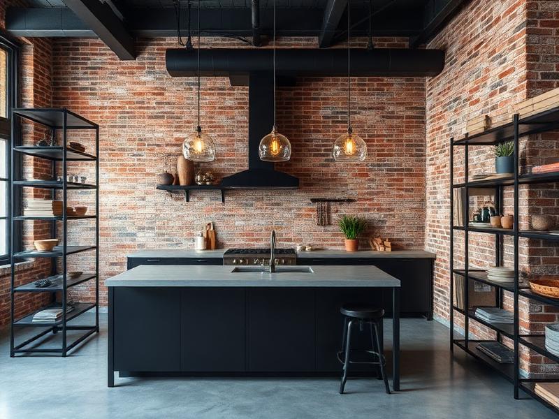 Cozinha industrial do Flat Bauhaus